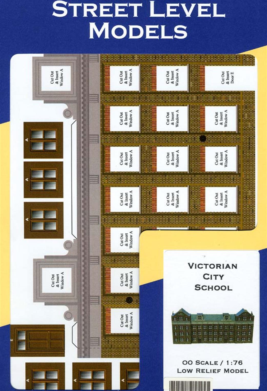 Street Level Models OO 5.6 Low Relief Victorian City School