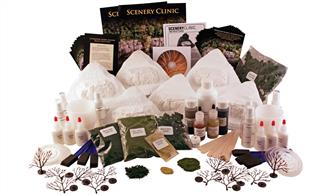 Use the Scenery Clinic for&nbsp;demonstrations, interactive clinics and educational projects.Includes complete step-by-step instructions, an instructional DVD and all the materials necessary to paint and landscape six mountain dioramas.