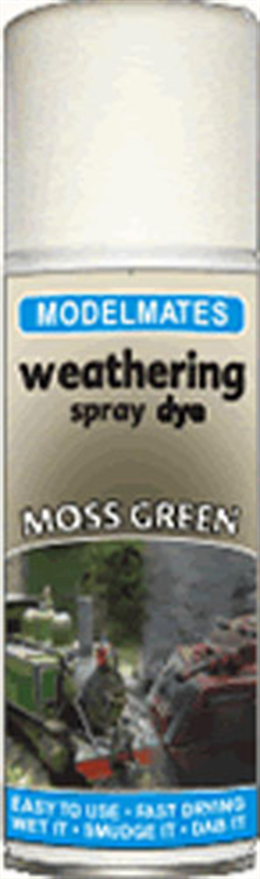 ModelMates  49052 Moss Green Weathering Dye Spray 200ml