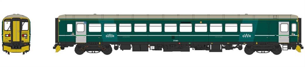 Heljan O Gauge GM7240701 GWR 1533870 Class 153 Single Car Sprinter Train Great Western Railway Green Gaugemaster Collection