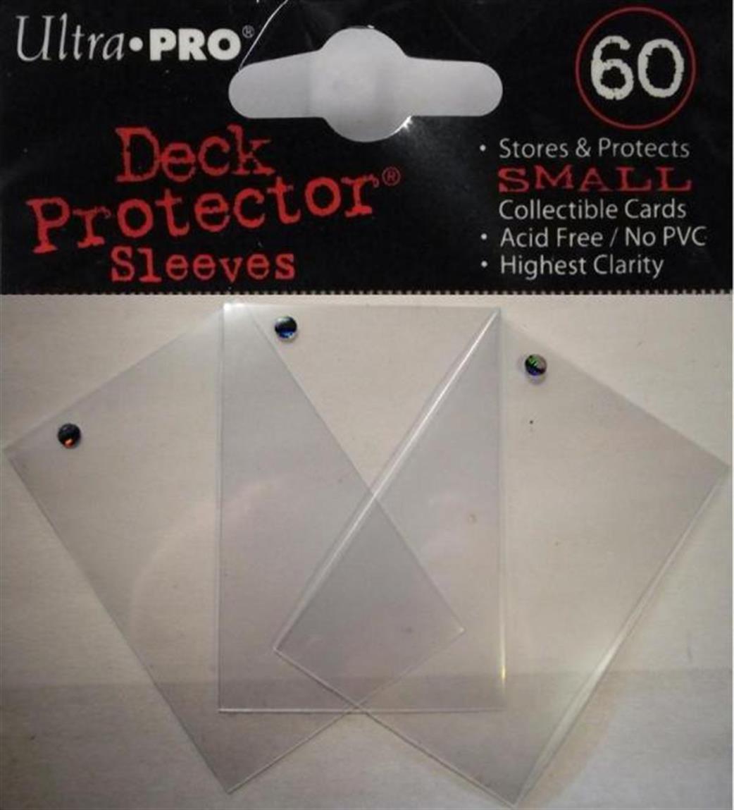 Ultra Pro  82962 60 Small Clear Deck Protectors