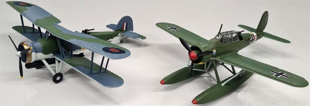 Altaya 1/72 MAGJC22 Fairey Swordfish And Arado 196 Sink The Bismark Diecast Planes