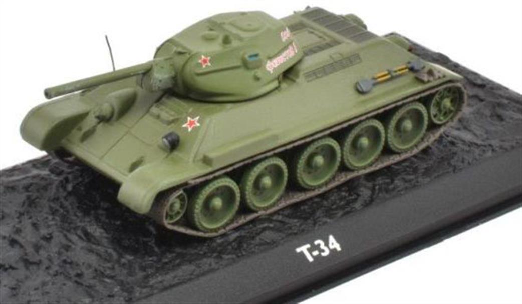 Altaya 1/76 MAG KK03 Russian T-34 Tank Model