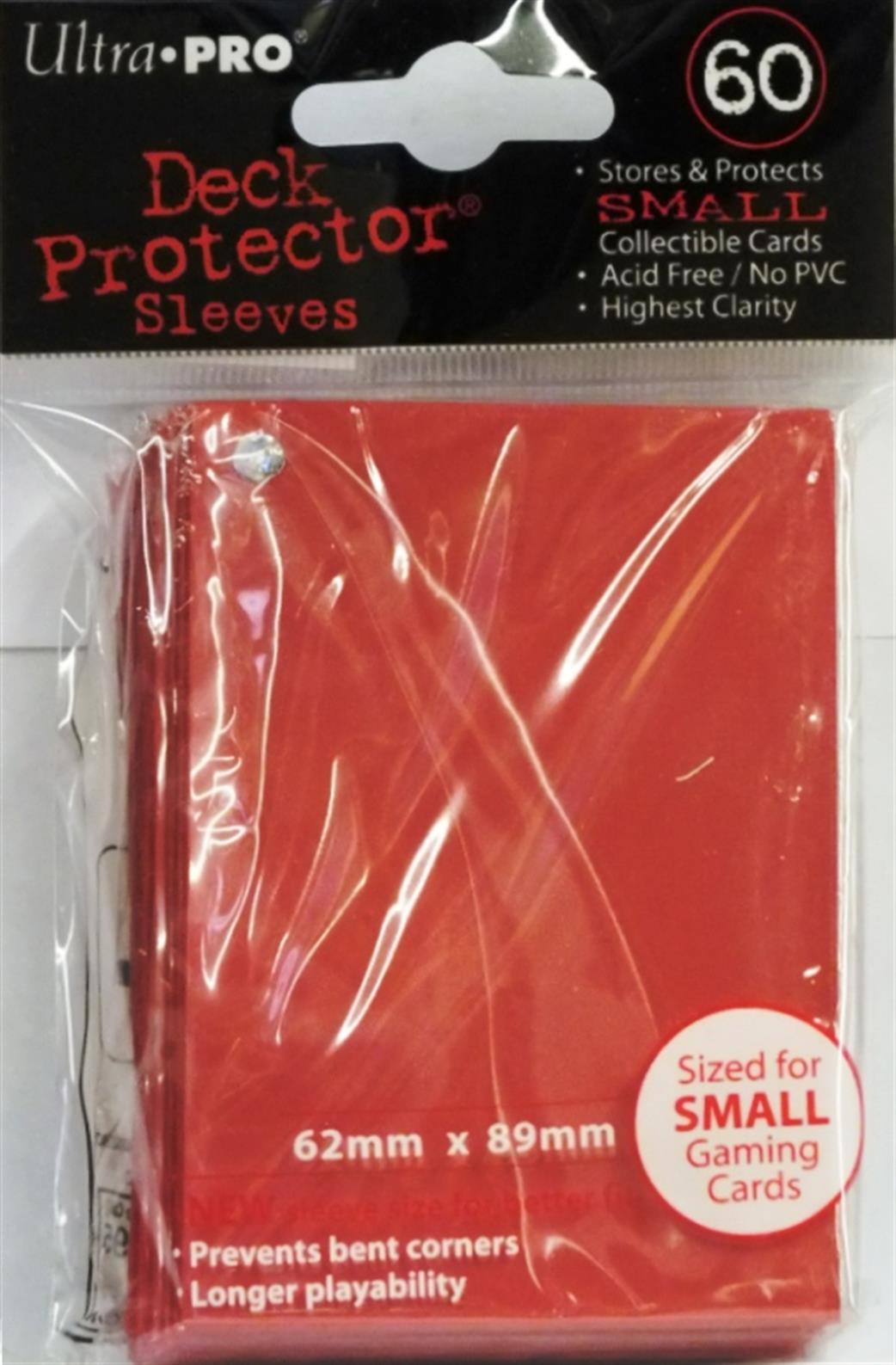 Ultra Pro  82967 60 Small Red Deck Protectors