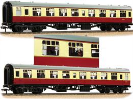Detailed model of the British Railways mark 1 TSO second class open plan seating coach number E3774 equipped with BR1 bogies and finished in crimson and cream livery.Fitted with seated passenger figures.