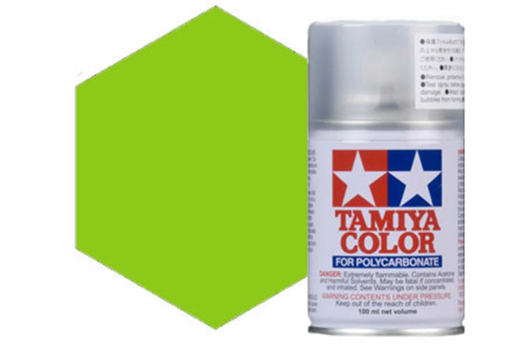 Tamiya  PS-28 PS28 Fluorescent Green Polycarbonate Spray Paint 100ml