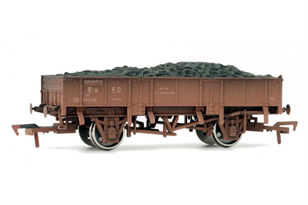 Dapol OO 4F-060-002 BR Grampus Engineers Open Wagon Bauxite Weathered