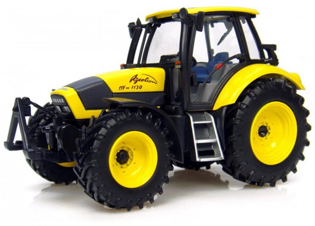 Universal Hobbies 1/43 6066 Deutz Agrotron  Rapsoischelper TTV 1130 Yellow Tractor Model