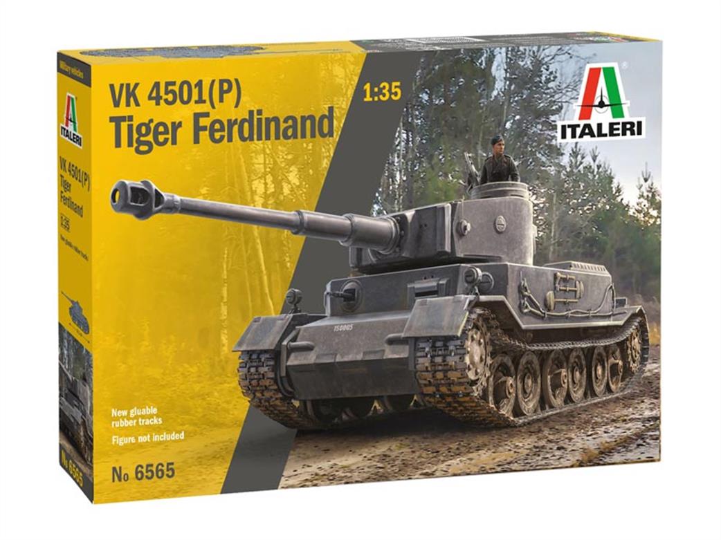 Italeri 1/35 6565 German VK 4501(P) Tiger Ferdinand tank Kit