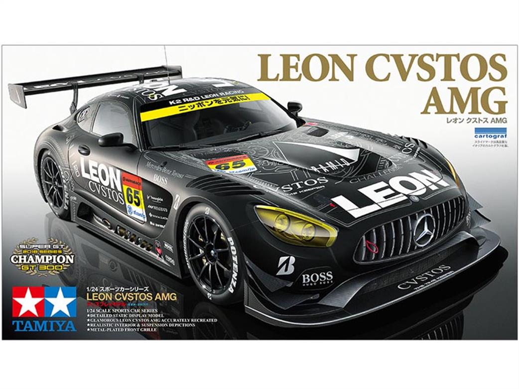 Tamiya 1/24 24350 Mercedes GT3 Lyon CVSTOS AMG Plastic Car Kit