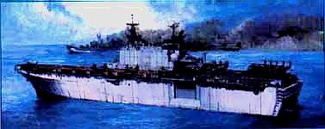 Dragon Models 7008 USS Tarawa LHA-1 Amphibious Assault Ship Plastic Kit 1/700