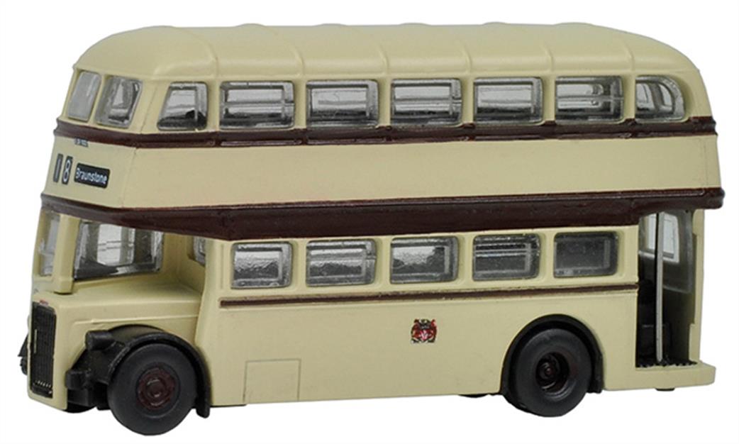 Graham Farish 1/148 379-548 Leyland Titan PD2 Leicester Corporation Bus Model