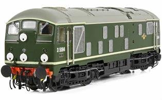 New retooled model of the Derby type 2 BR class 24//0 locomotives featuring a new chassis able to represent the various arrangements of fuel and water tanks fitted to these locomotives.This model of D5094 is finished in the initial British Railways plain green livery.