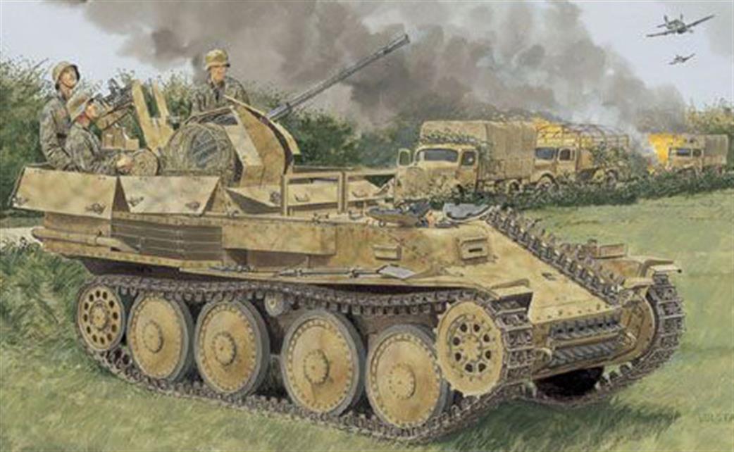 Dragon Models 1/35 6590 Flak 38T Ausf M Late Production German WW2