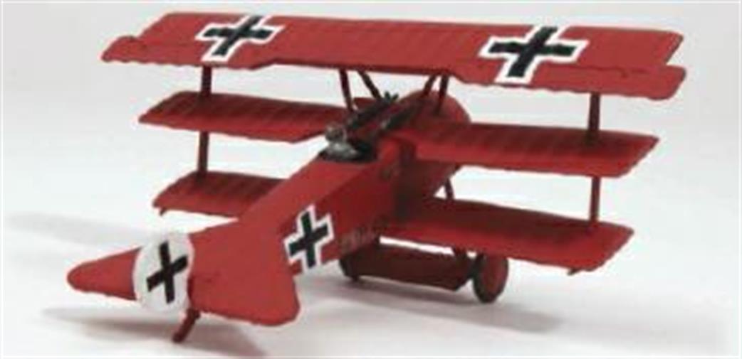 Wings of the Great War 1/72 12001 German WW1 Fokker DR.1 with Stand
