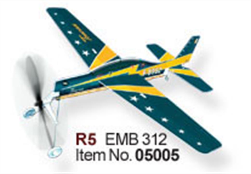 Lyonaeec  05005 R5 Toucan EMB312 Rubber Powered Plane