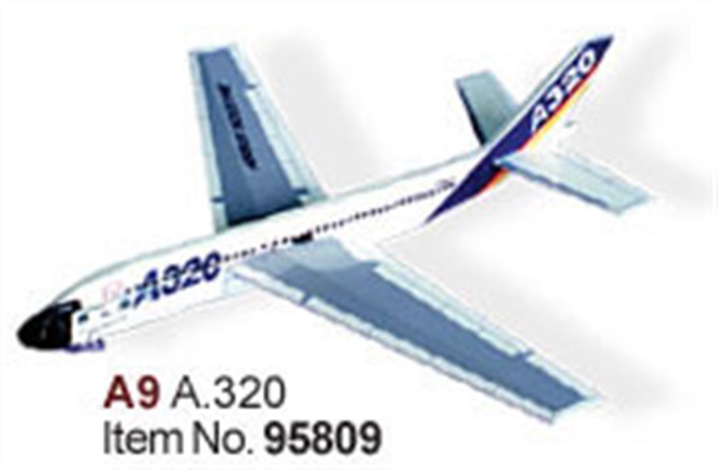 Lyonaeec  95809 A9 Airbus A320 Flying Toy Model