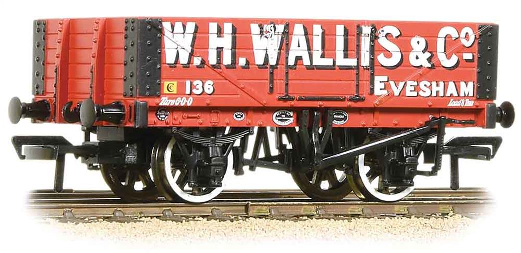 Bachmann OO 37-072 W. H. Wallis & Co, Evesham 5 Plank Open Wagon