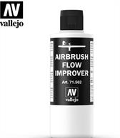 Airbrush Flow Improver is a medium to improve the flow and delay the drying of paint on the needle while airbrushing. It is recommended to add 1-2 drops of Flow Improver to 10 drops of paint in the cup of the airbrush.
