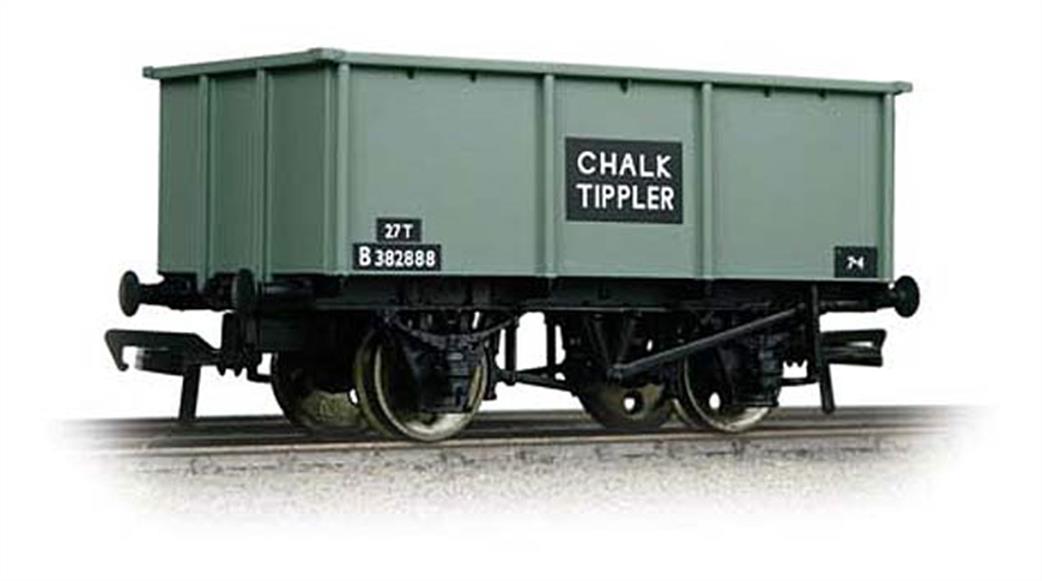 Bachmann OO 37-276B BR 27t Chalk Tippler Wagon Grey