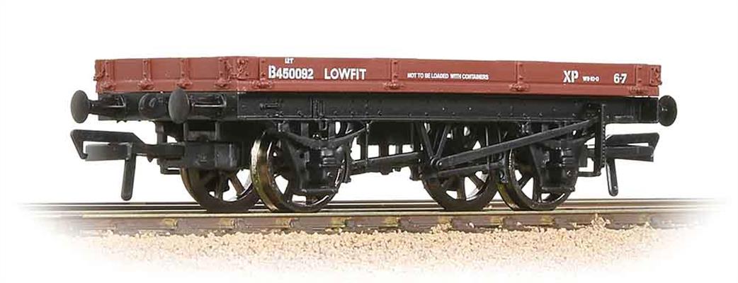 Bachmann OO 37-479A BR Lowfit One Plank Wagon Bauxite Late