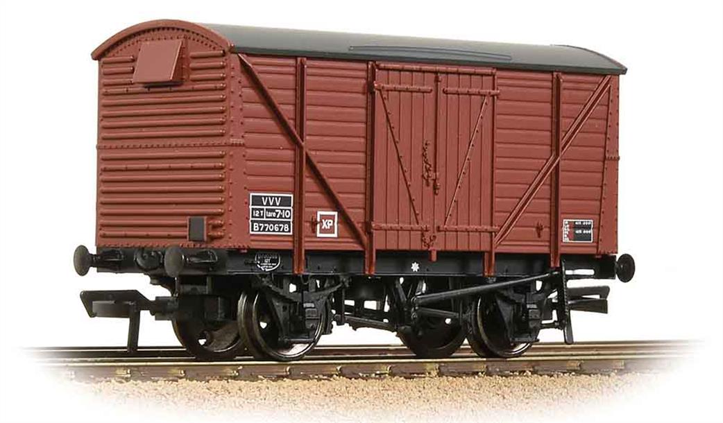 Bachmann OO 38-163 BR 12 Ton Planked Ventitlated Box Van Bauxite TOPS