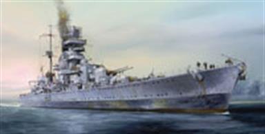 Trumpeter 1/700 Prinz Eugen German WW2 Cruiser 1945 05767Number of parts 279Model Length 303.6mmGlue and paints are required to assemble and complete the model (not included)