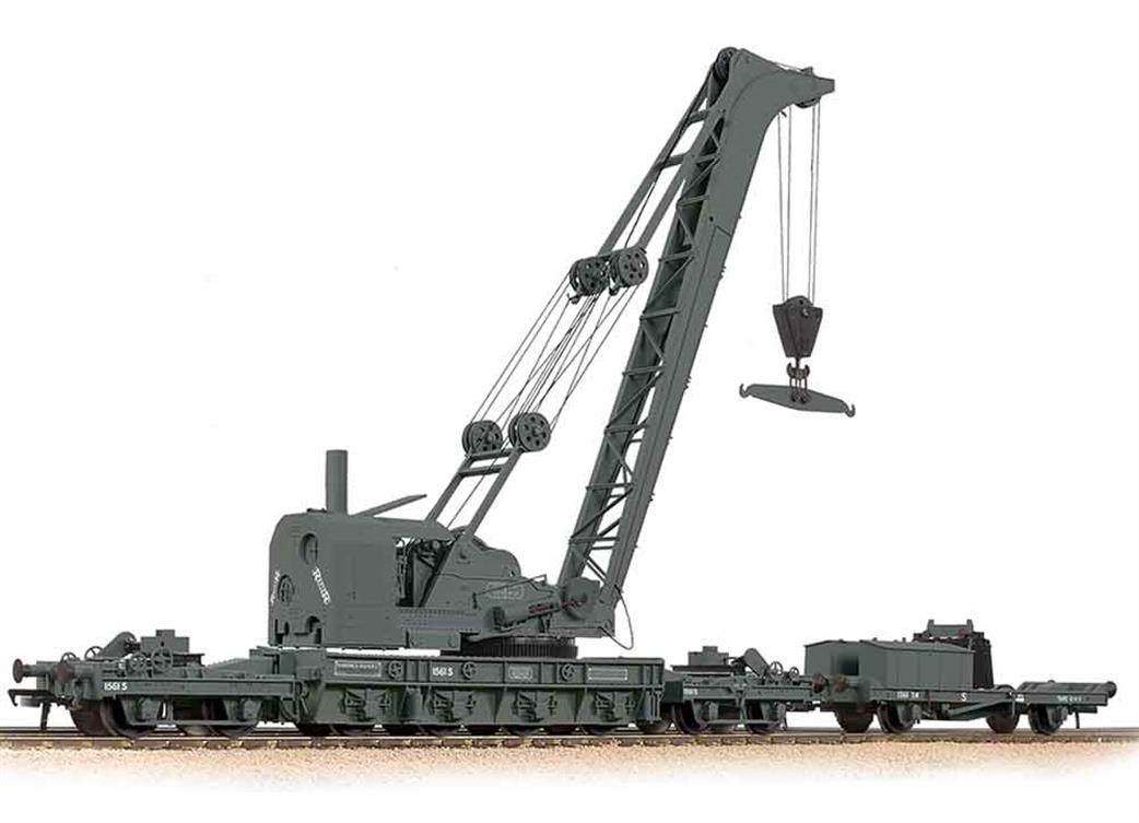 Bachmann OO 38-800 SR Ransomes & Rapier 45 Ton Breakdown Crane SR Black