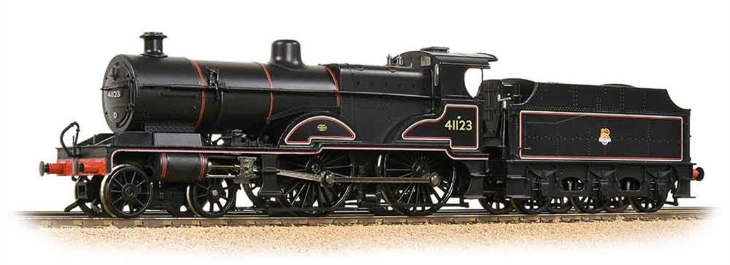Bachmann OO 31-932 BR 41123 Midland Class 4P Compound 4-4-0 BR Lined Black Early Emblem