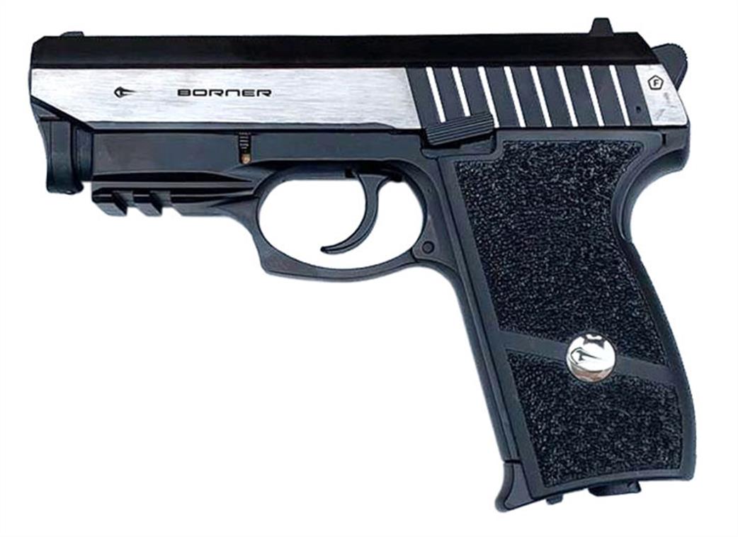Huntex  H10099 Borner Panther 801 Pistol 4.5mm w/Red Laser Inbuilt