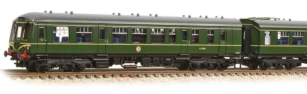 Graham Farish 371-887DS BR Class 108 3-Car DMU Green with Speed Whiskers DCC & Sound N