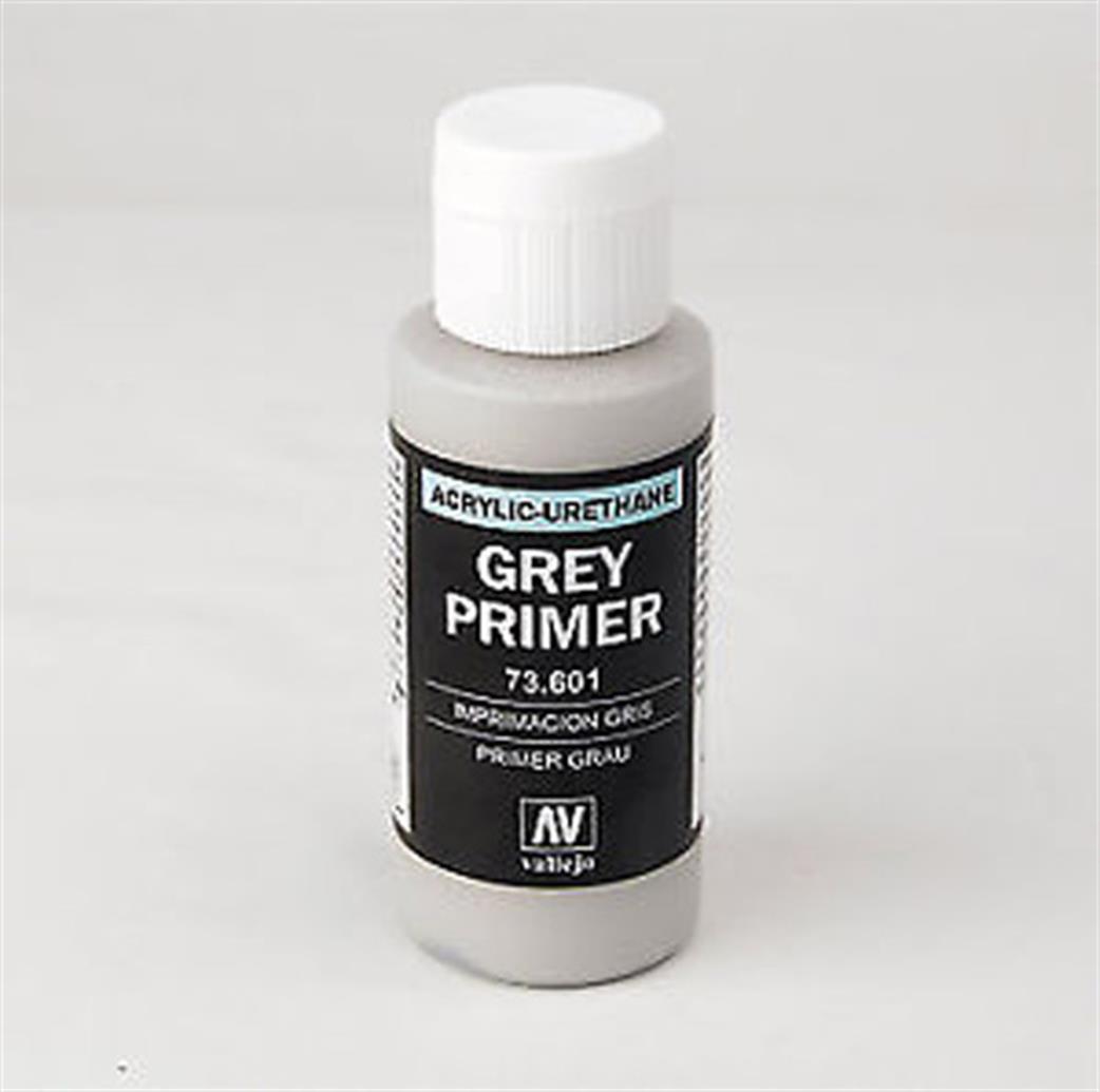 Vallejo  73601 Polyurethane Grey Primer 60ml Bottle