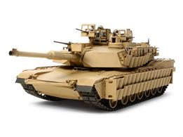 Tamiya 35326 1/35 Scale US Army M1A2 SEP Tusk 2 TankLength 280mm Width 127mm