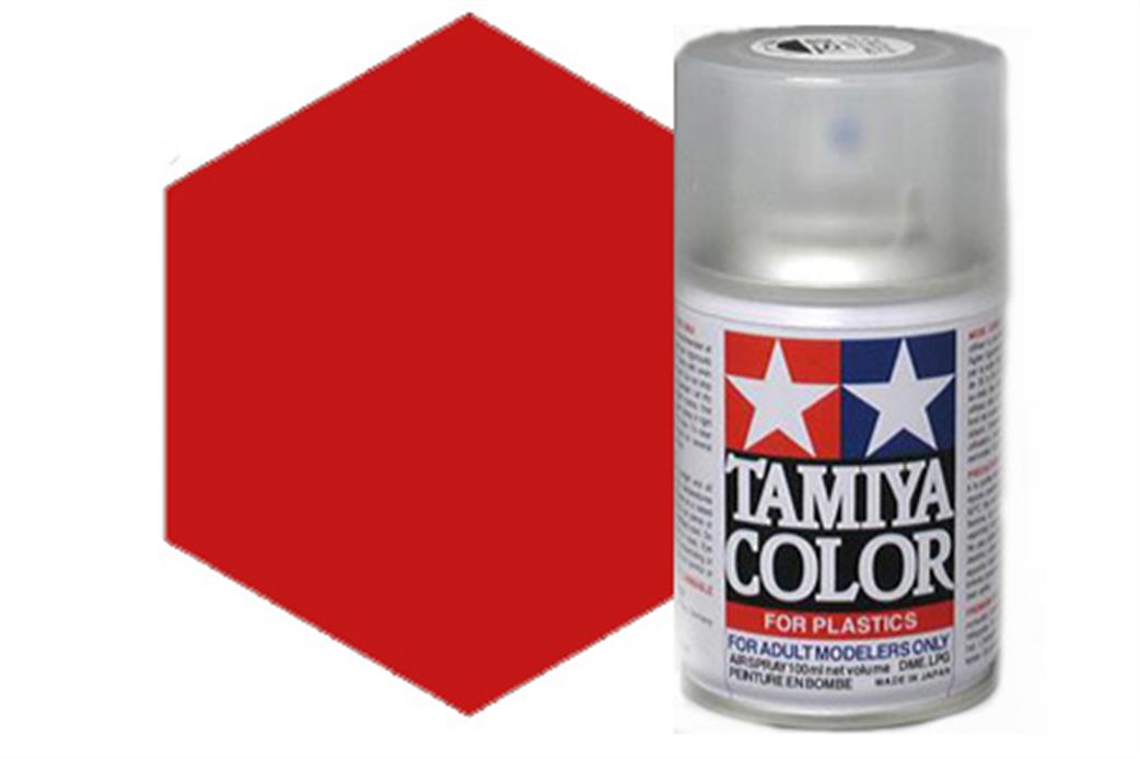 Tamiya  TS-85 TS85 Bright Mica Red Ferrari Synthetic Lacquer Spray Paint 100ml