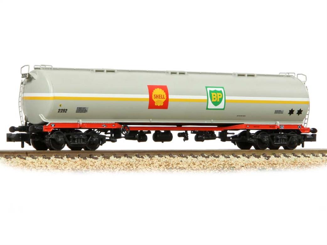 Graham Farish N 373-564 Shell BP 102tonne glw TEA Bogie Tank Wagon 2252