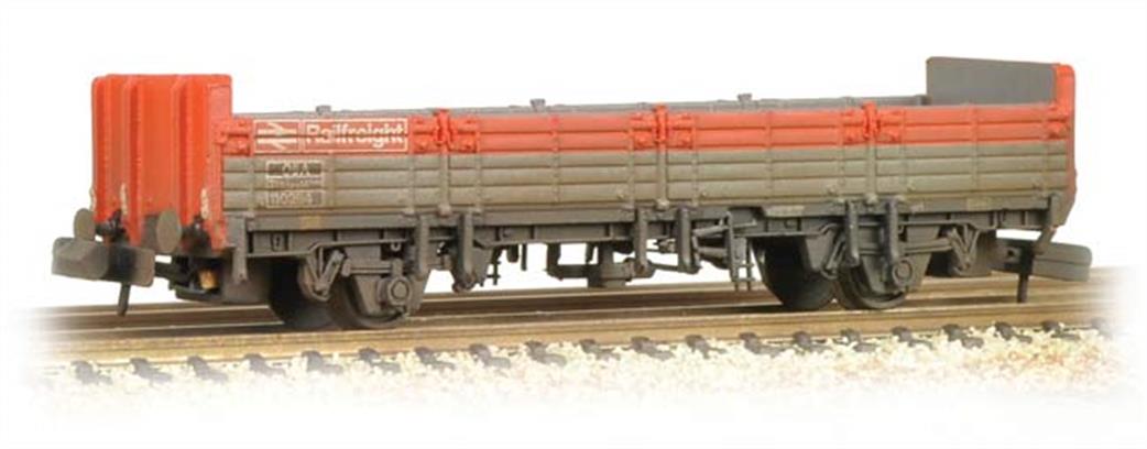 Graham Farish N 373-626E BR Railfreight OBA 31 Ton Open Wagon with Raised Ends Railfreight Red & Grey Weathered