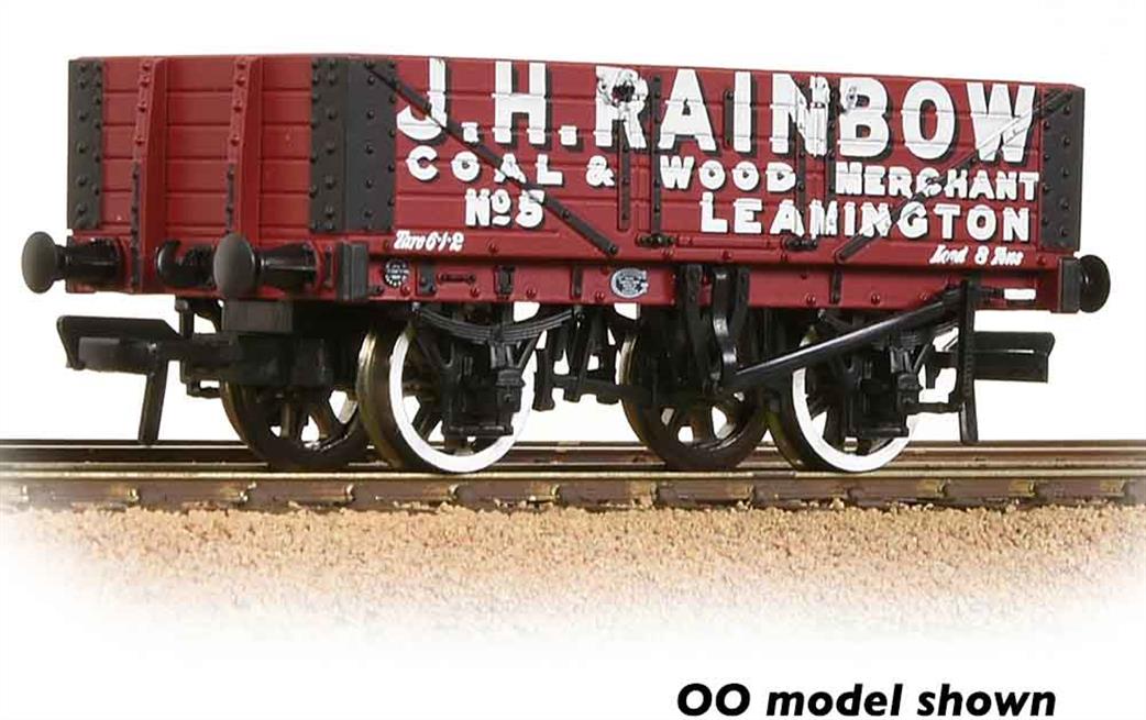 Graham Farish N 377-066 J H Rainbow, Leamington 5 Plank Open Wagon Red