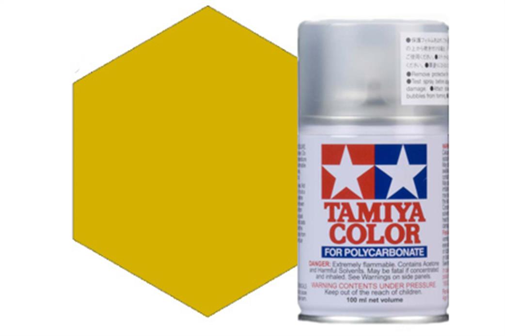 Tamiya  PS-56 PS56 Mustard Yellow Polycarbonate Spray Paint 100ml