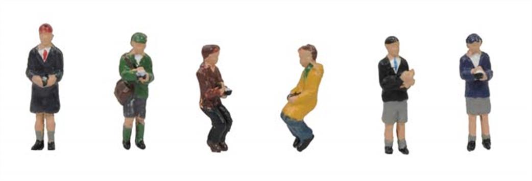 Graham Farish N 379-314 Trainspotters Pack of 6 Figures