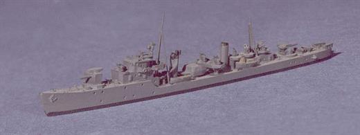 A basic Destroyer, cheap and quick to make but too late in the Pacific war to have been of much service to the Japanese Navy.