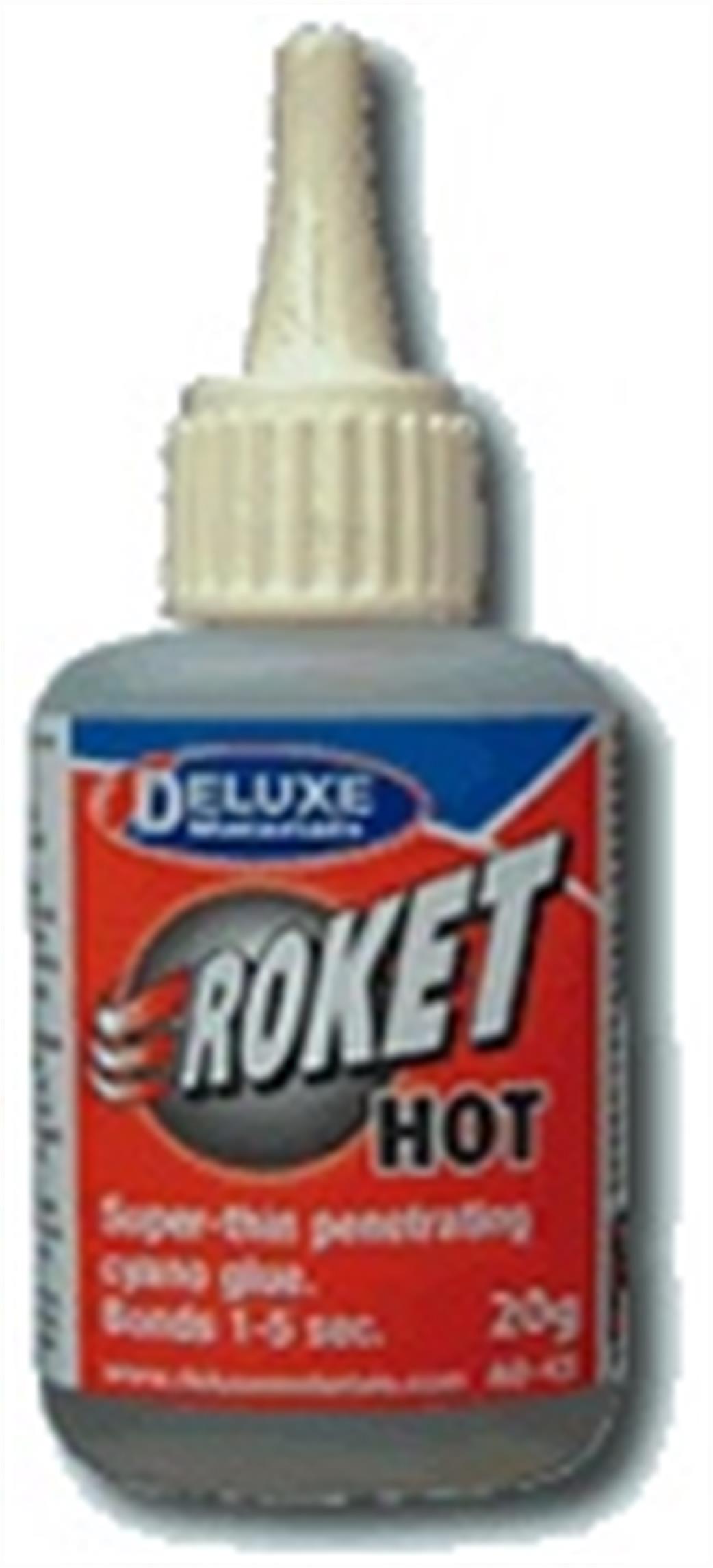 Deluxe Materials  AD43 Roket Hot Thin Cyano Super Glue 20g