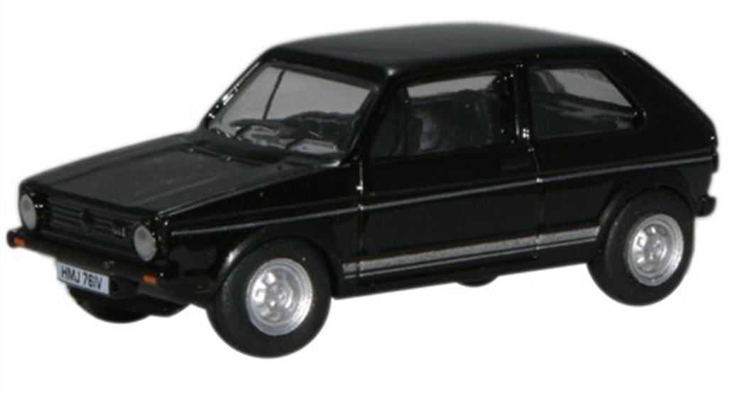 Oxford Diecast 1/76 76GF002 VW Golf GTI Black