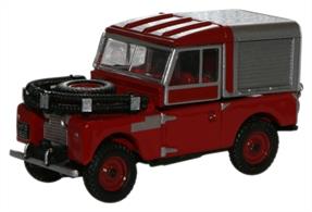 Oxford Diecast 1/76 Red Land Rover 88 Fire 76LAN188012