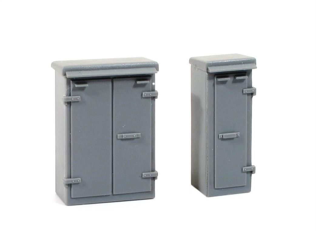 Wills Kits OO SS85 Lineside Location Cabinet Relay Boxes Set 1