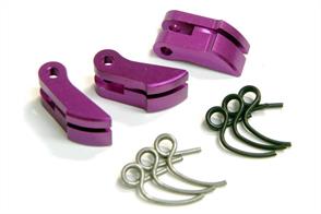 Fastrax Purple Heavy Aluminium Clutch Shoe (Inc 1.0 &amp; 1.1mm Springs)