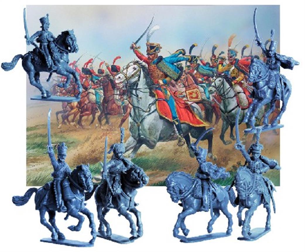 Perry Miniatures 28mm FN140 French Napoleonic Hussars 1792-1815 Unpainted Hard Plastic Figures