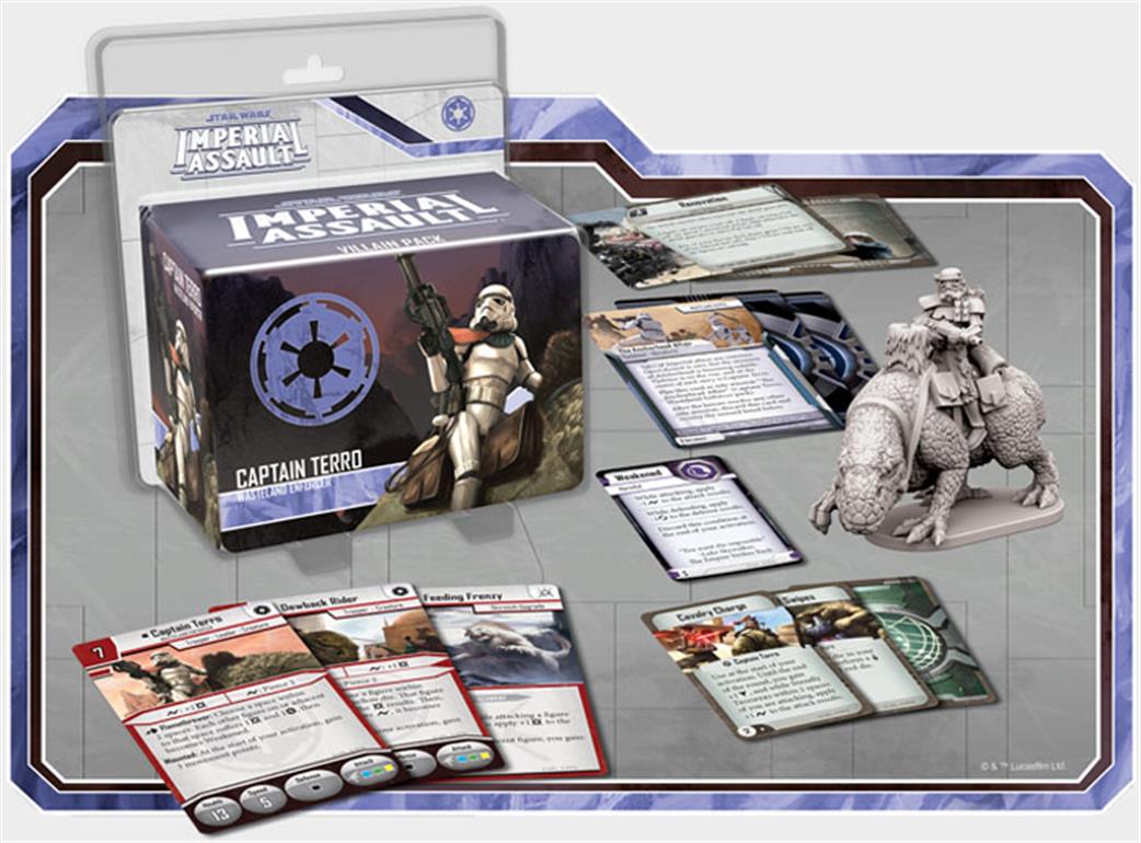 Fantasy Flight Games  SWI35 Captain Terro Villain Pack for Star Wars Imperial Assault