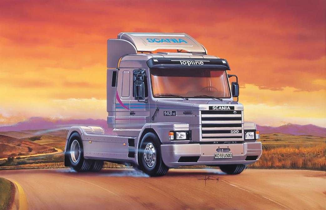 Italeri 1/24 736 Scania T143 M500 Topline TT Cab Kit