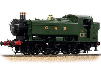 9402 was built at Swindon in 1947, one of the first batch finished just before nationalisation and turned out in the final GWR green livery. Spent its' working life on the London division based at Old Oak Common and Reading sheds until withdraw in September 1959.