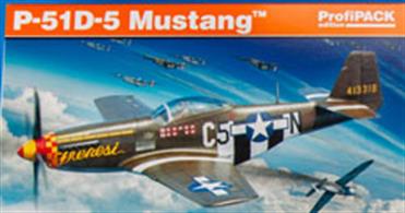 ProfiPACK edition kit of US WWII fighter aircraft P-51D-5 in 1/48 scale.  The kit is focused on aircraft without the dorsal fin assembly